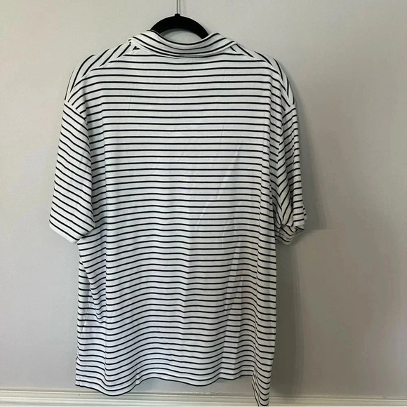 Polo Ralph Lauren Men's Short Sleeve Navy & White Striped Polo Size XXL GUC - Picture 7 of 7